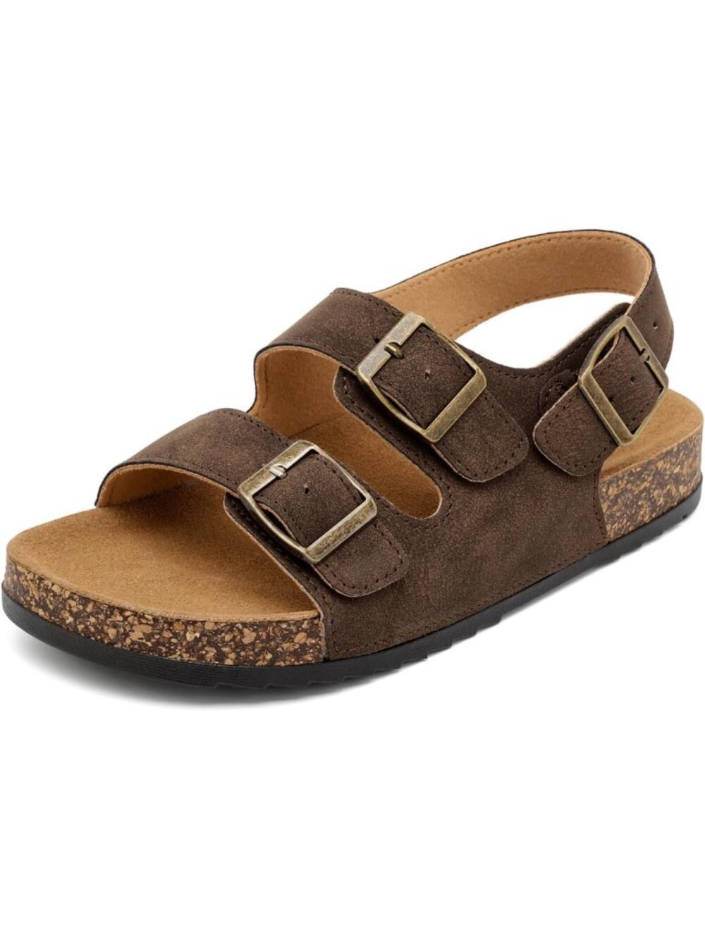 Comfortable Cork Footbed Sandals for Women & Men | Adjustable Back Strap Design